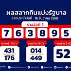 ตรวจหวยวันที่1/10/64